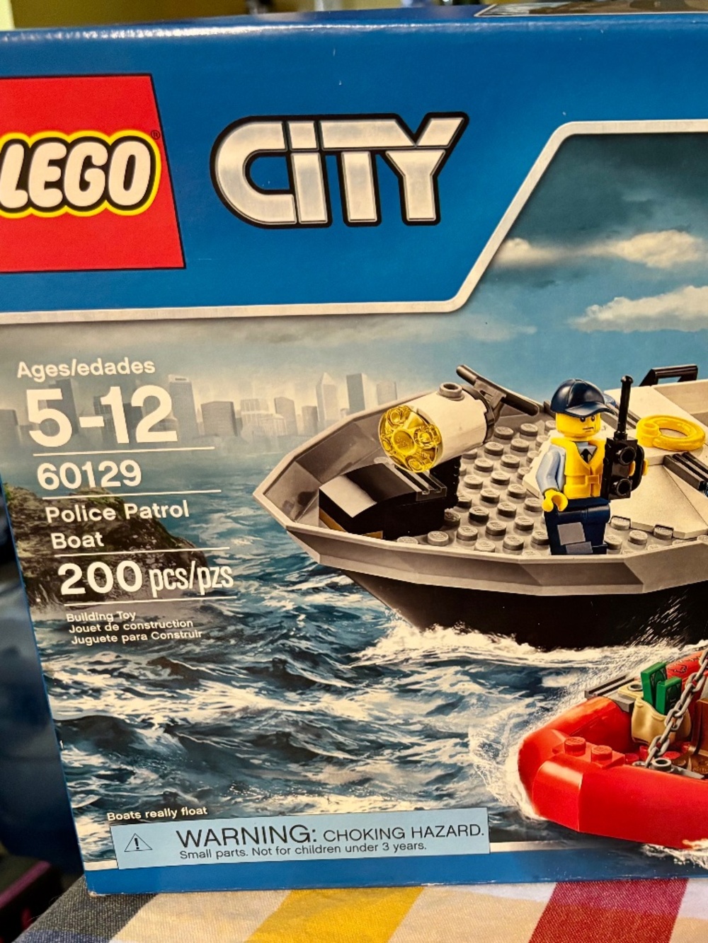 LEGO CITY "Police Patrol Boat" 60129 UNOPENED*